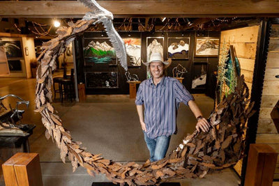 Okotoks Today: "Foothills Metal Artist Delighted To Exhibit At Stampede"